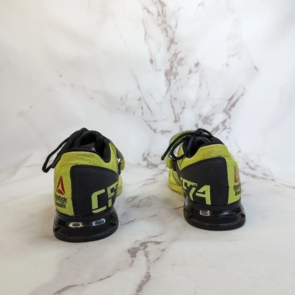 Reebok CrossFit Shoe Men 9 Yellow U Form Lifter Plus 2.0 CF74 109353471